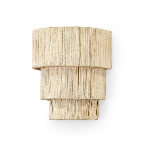 Palecek Abaca Rope Everly Tiered Sconce Alternate View