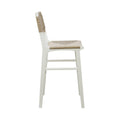 Flint White Bar Stool Side View