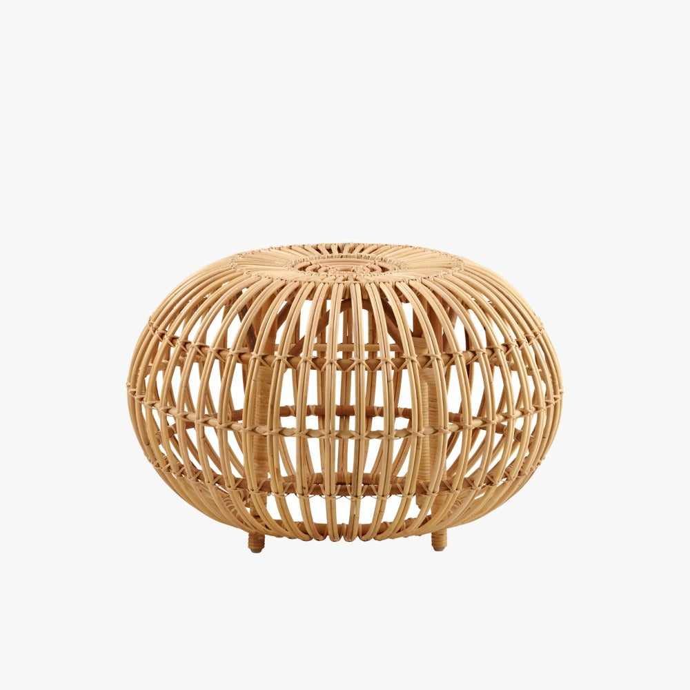 Franco Albini Small Rattan Ottoman by Dear Keaton