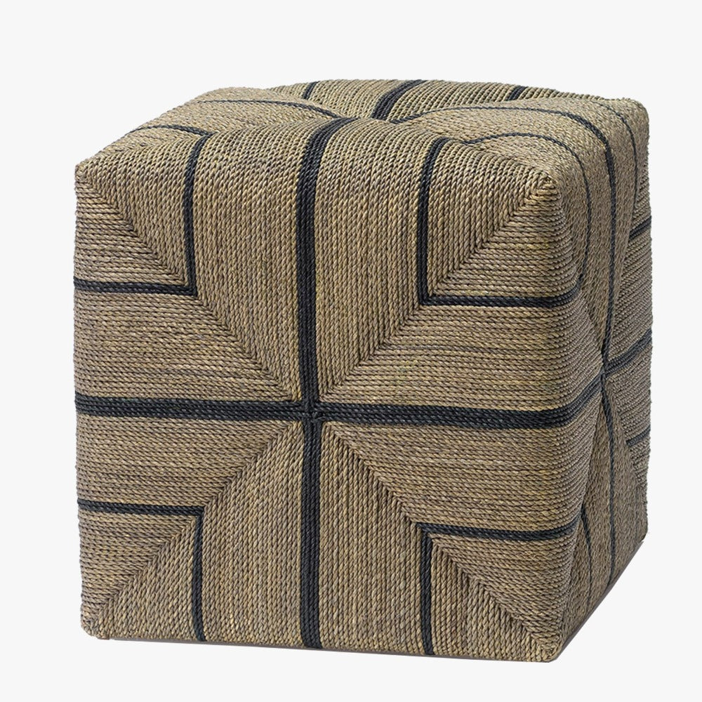 Fritz Rope Square Ottoman Stool