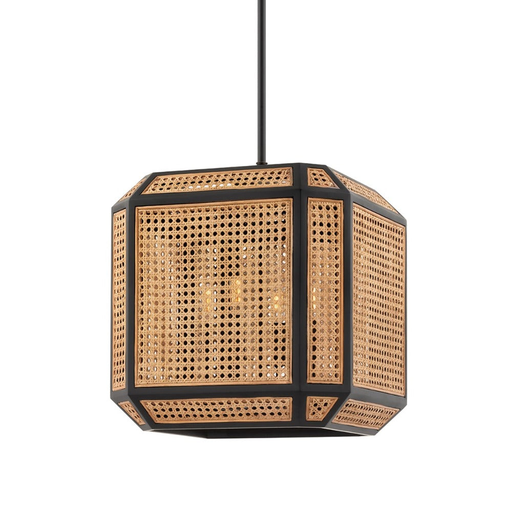 Georgia Woven Cane Pendant