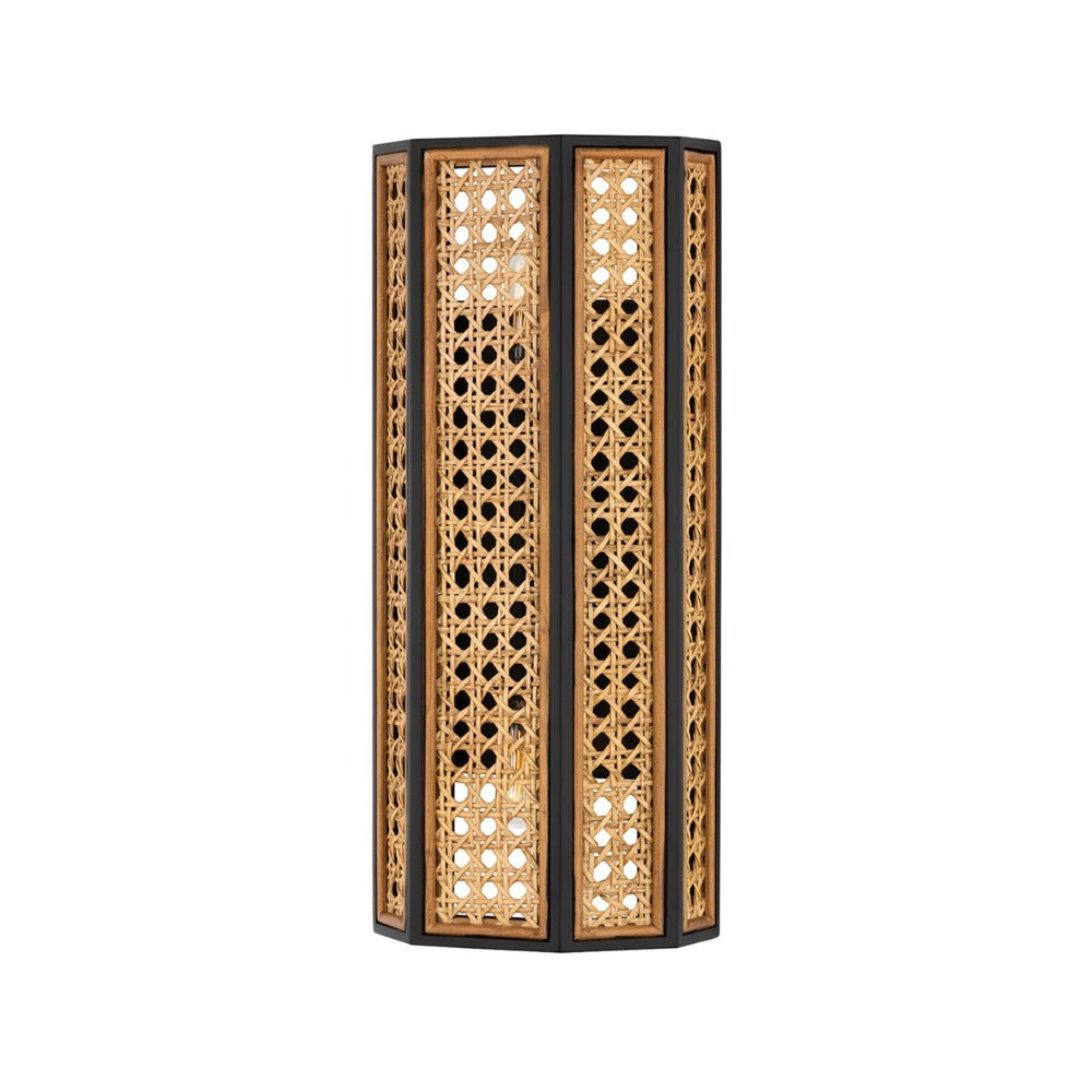 Georgia Woven Cane Sconce