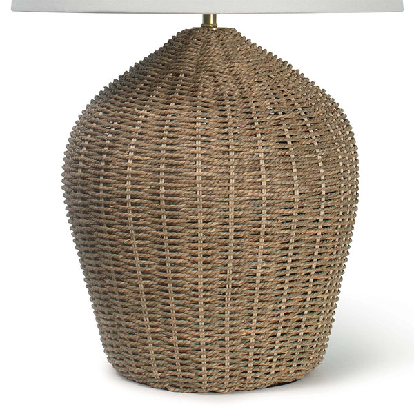 Georgian Natural Table Lamp Closeup