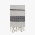 Aden Grey Stripes Hand Towel