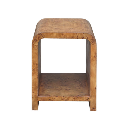 Grisanti Dark Burl Side Table
