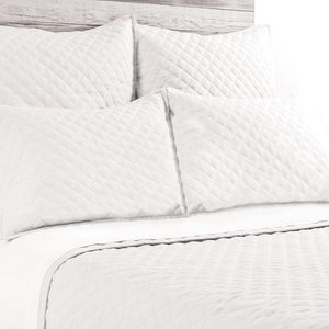 Hampton White Linen Bedding