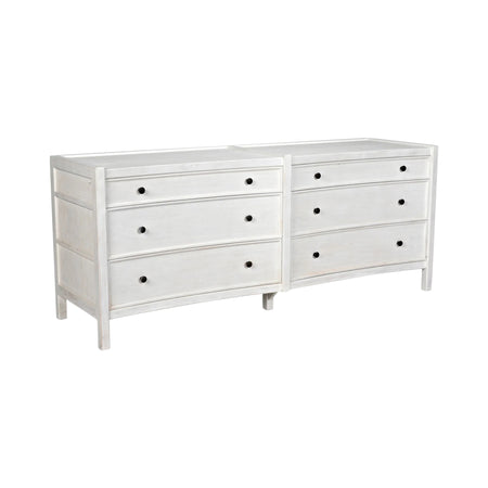 Hampton White Six Drawer Dresser From Dear Keaton