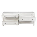 Hampton White Six Drawer Dresser Open View