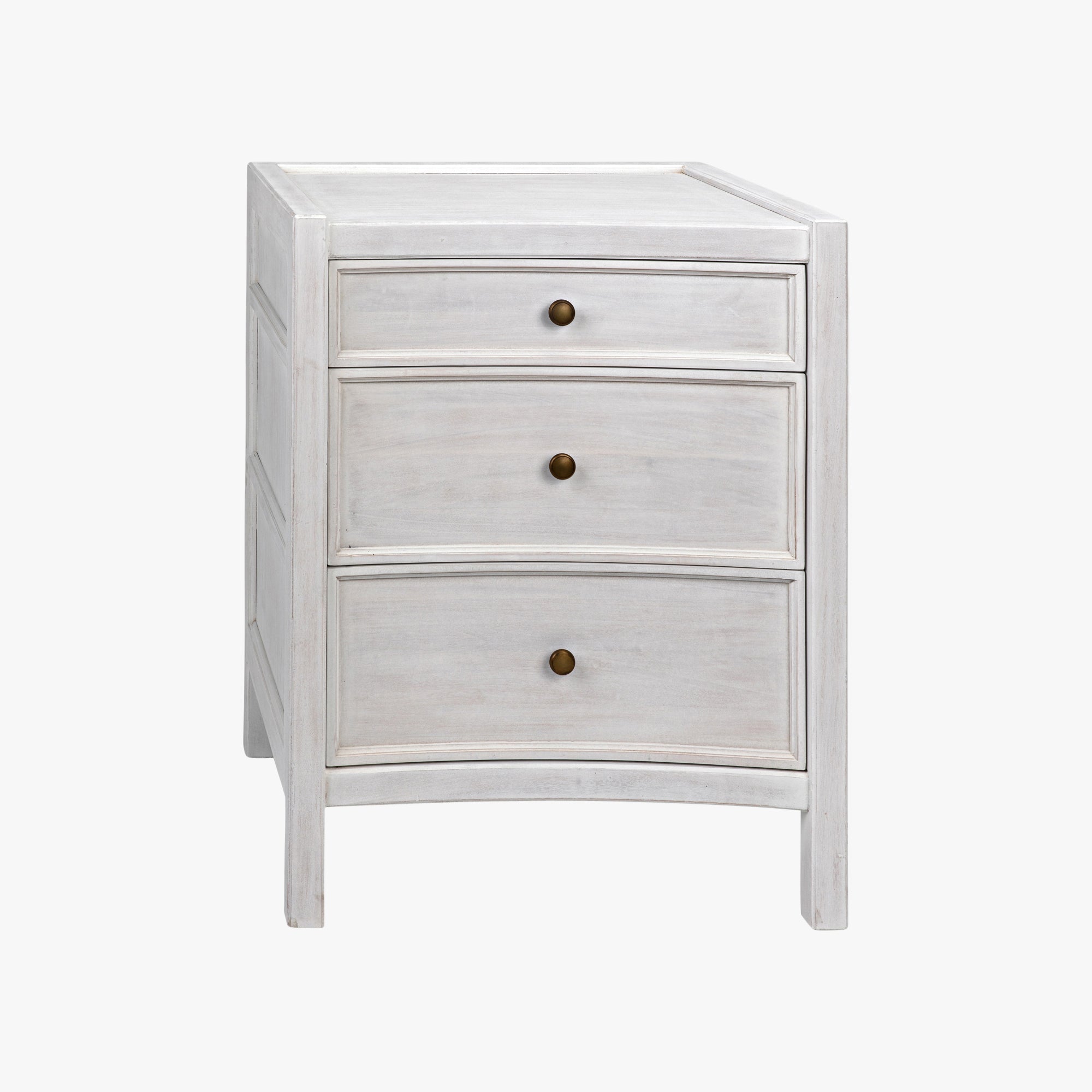 Hampton White Small Nightstand