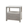 Hannah Grey Side Table Angle View