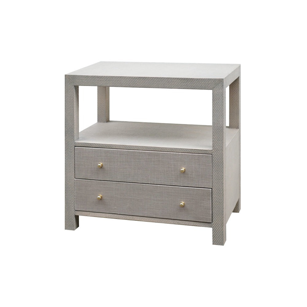 Hannah Grey Side Table Angle View