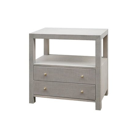 Hannah Grey Side Table Angle View
