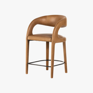 Harvey Leather Counter Stool