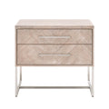 Herringbone Greywash Nightstand