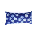 Indigo Filament Lumbar Pillow Cover Back