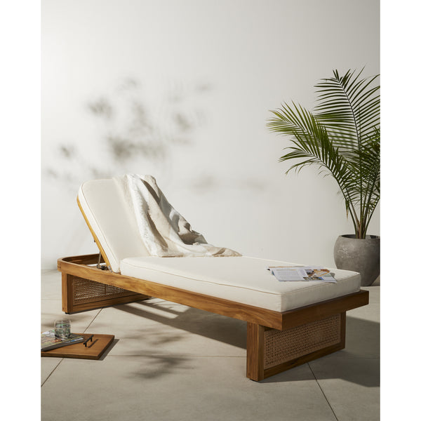 Isobel Outdoor Chaise Styled
