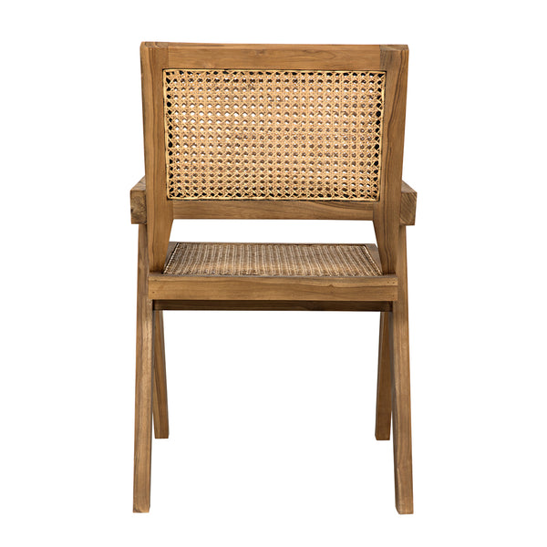 Jagger Woven Cane Chair Back View