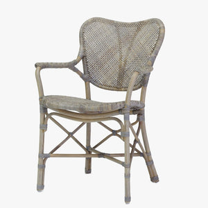 Jordan Grey Rattan Arm Chair