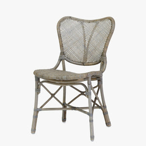 Jordan Grey Rattan Side Chair