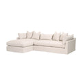 Julianne Slipcover Sectional LF Angle
