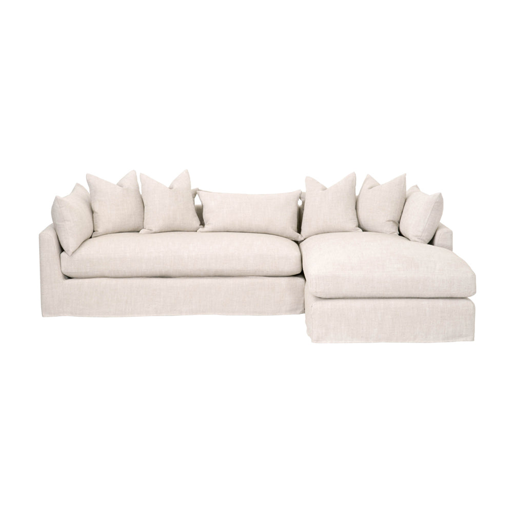 Julianne Slipcover Sectional RF
