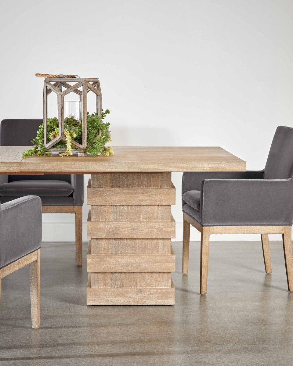 Katara Extension Dining Table styled with Chairs