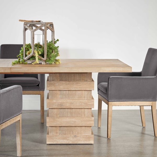 Katara Extension Dining Table styled with Chairs