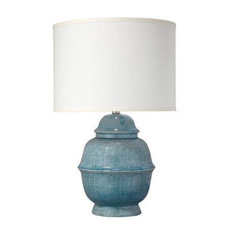 Keenan Ceramic Table Lamp on White