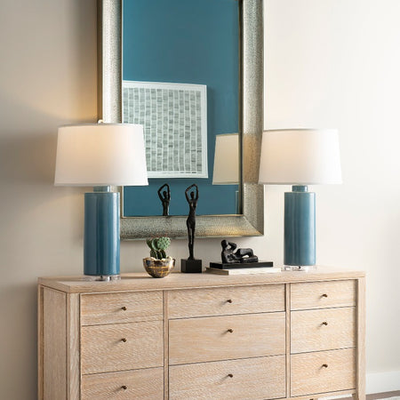 Kira Oak Dresser Styled