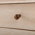 Kira Oak Desk Hardware