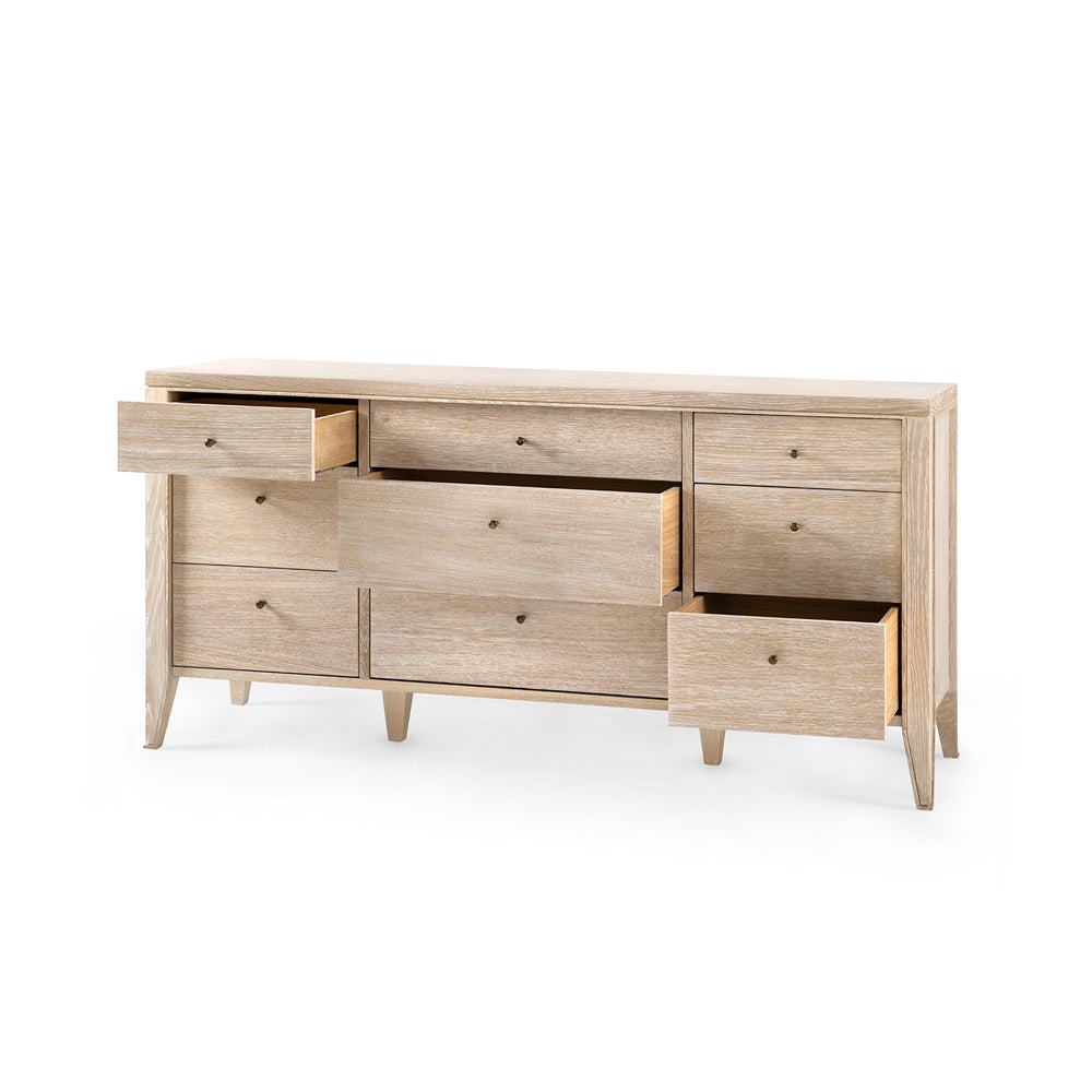 Kira Oak Dresser with Open Drawers