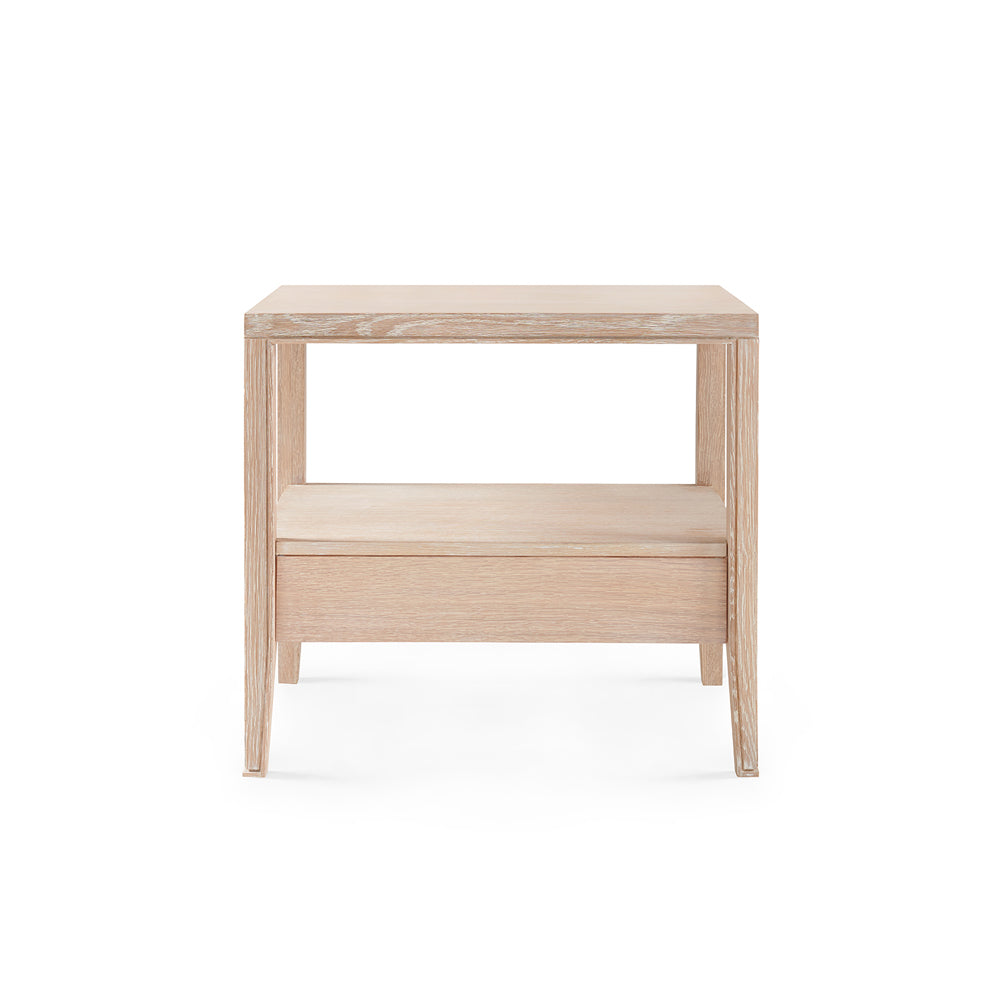 Kira Oak Side Table Back