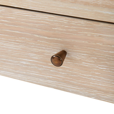 Kira Oak Side Table Closeup