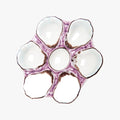 Lavender Oyster Plate