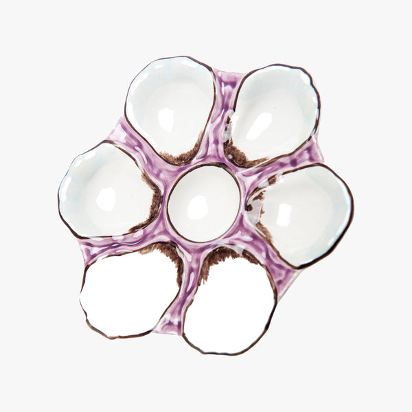 Lavender Oyster Plate