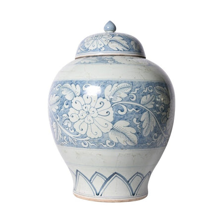 Lidded Peony Jar From Dear Keaton