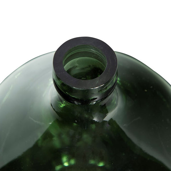 Lille Green Glass Bottle Closeup