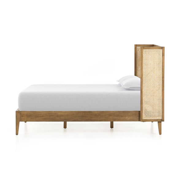 Liv Natural Cane Bed Side View
