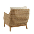 Loft Wicker Club Chair Back View