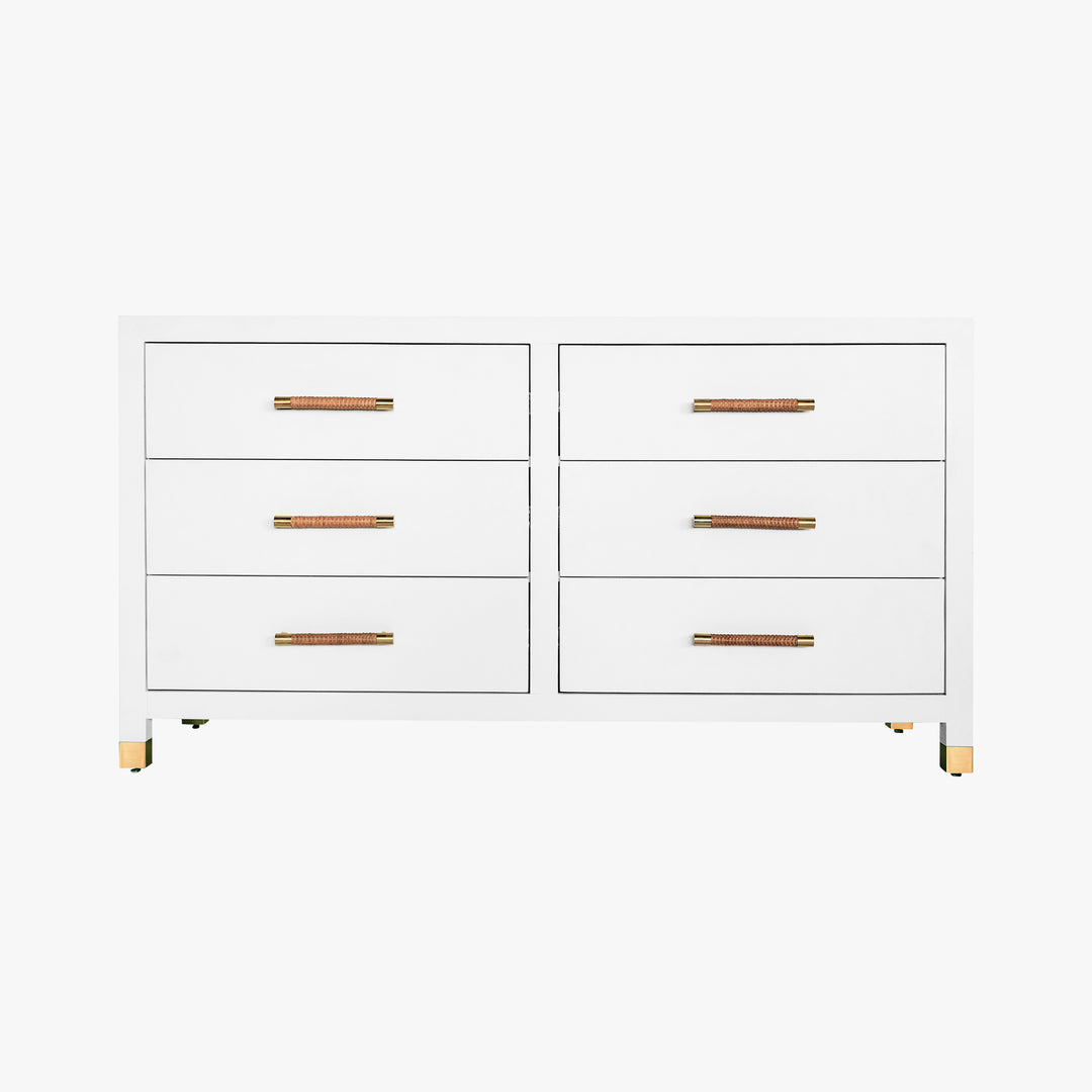 Lowery White Lacquer Dresser Lowery White Lacquer Dresser