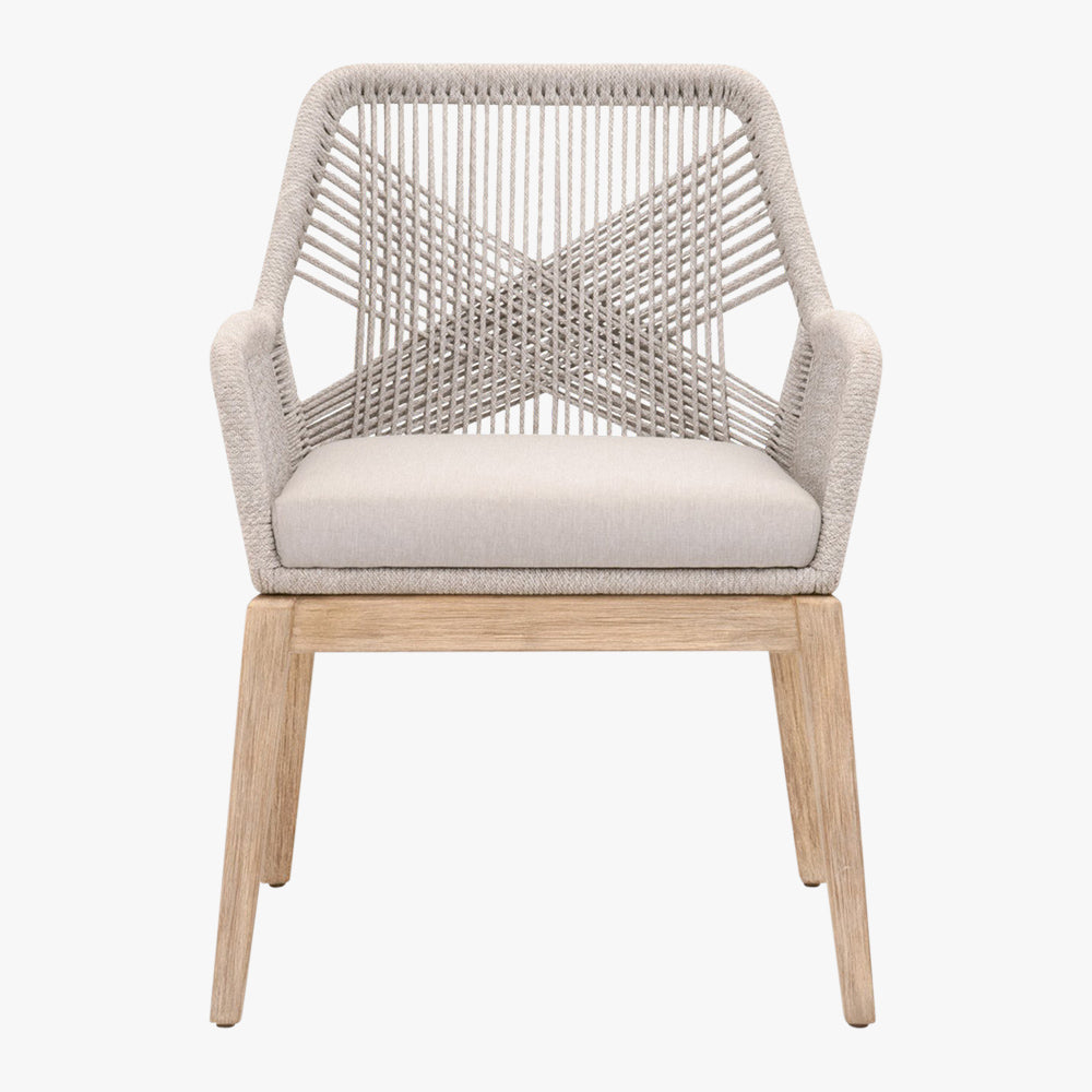 Set of Two Luca Dove Arm Chairs by Dear Keaton