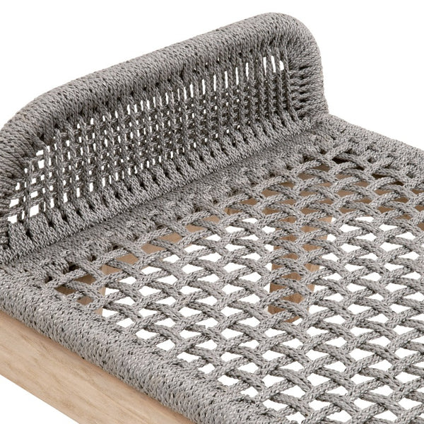 Luca Outdoor Footstool Close Up Without Cushion