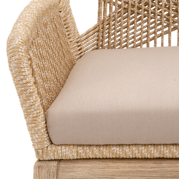 Luca Sand Rope Arm Chair Details