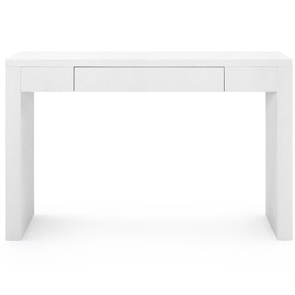 Madison White Grasscloth Console From Dear Keaton