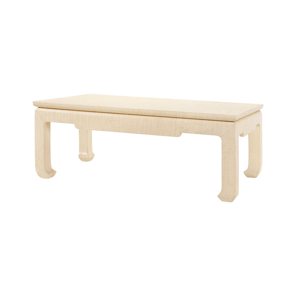 Mercer Natural Coffee Table - Grasscloth Furniture - Dear Keaton