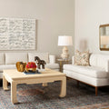 Mercer Natural Square Coffee Table Styled