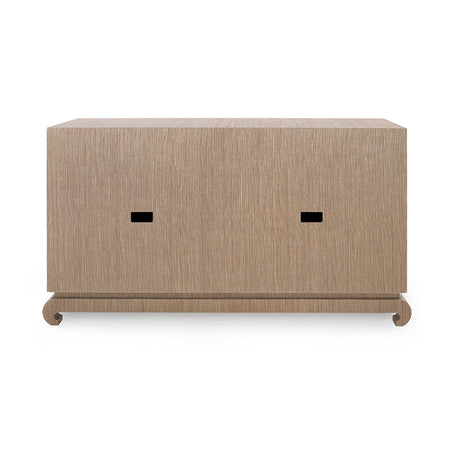 Merida Grasscloth Cabinet Back