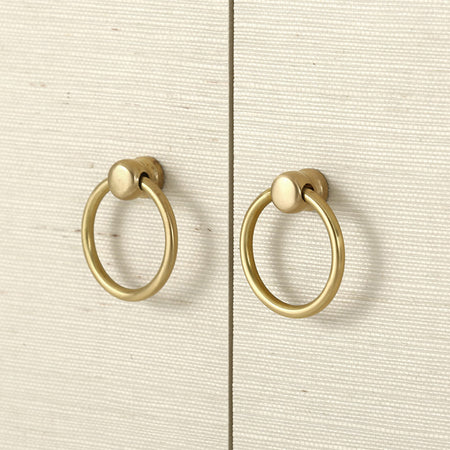 Merida Natural Grasscloth Hardware