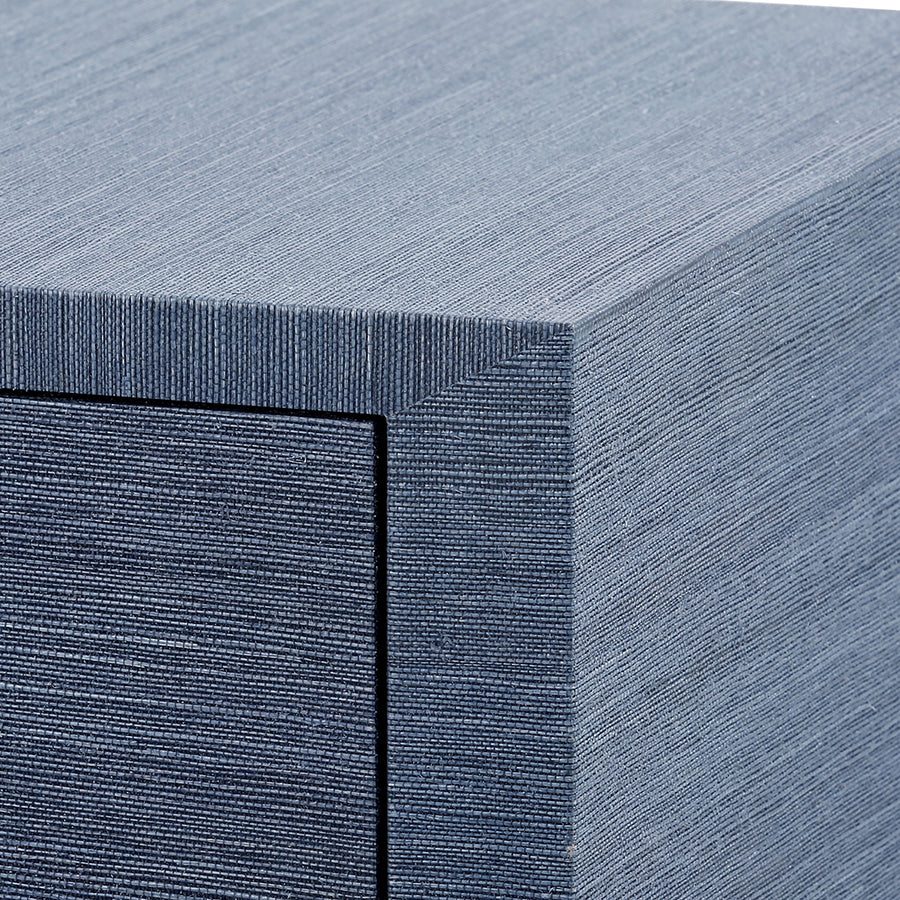 Merida Navy Grasscloth Closeup