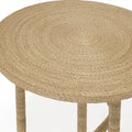 Monarch Seagrass Side Table Closeup